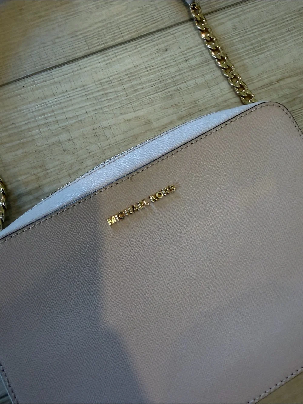 Michael Kors Blush jet set Crossbody Bag